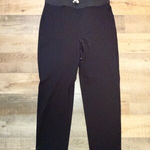 LOFT Black High-Waisted Pants size large